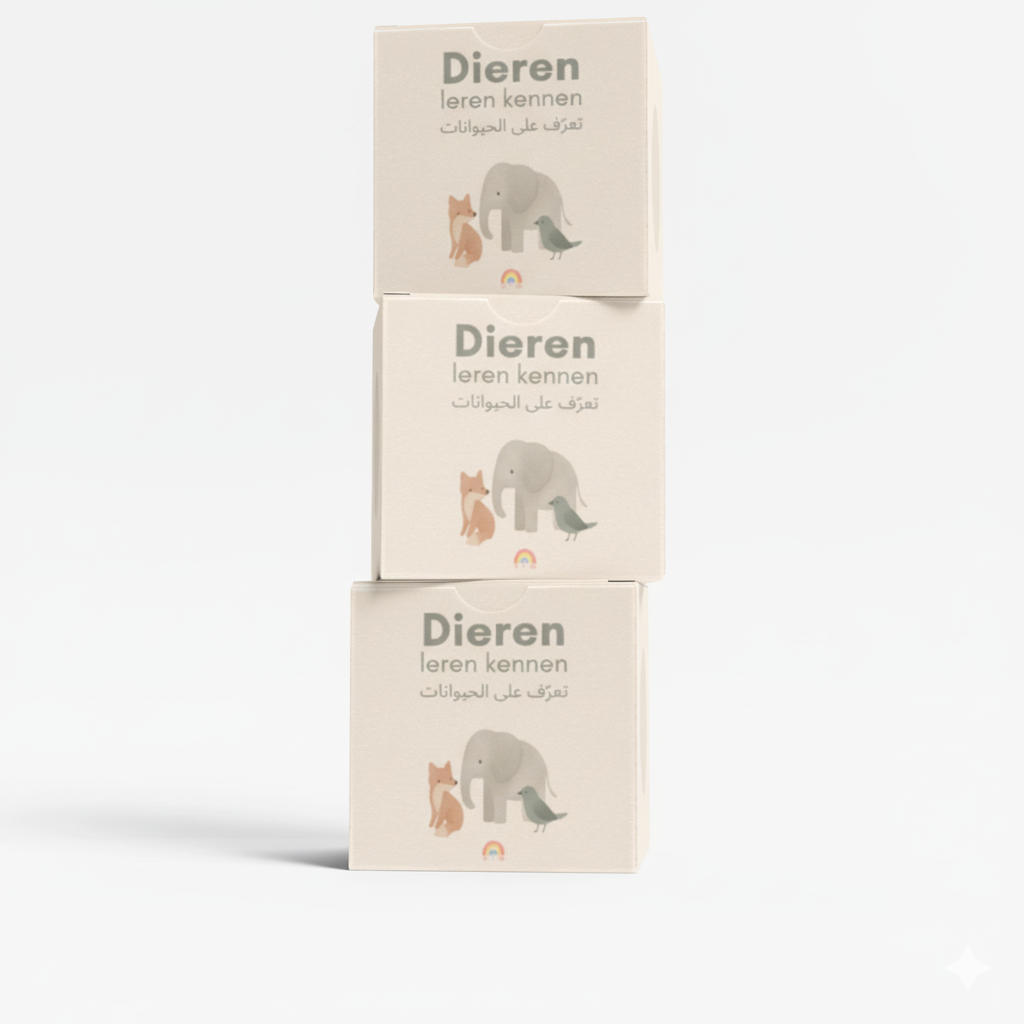 islamitische taal/memory kaarten - dieren editie