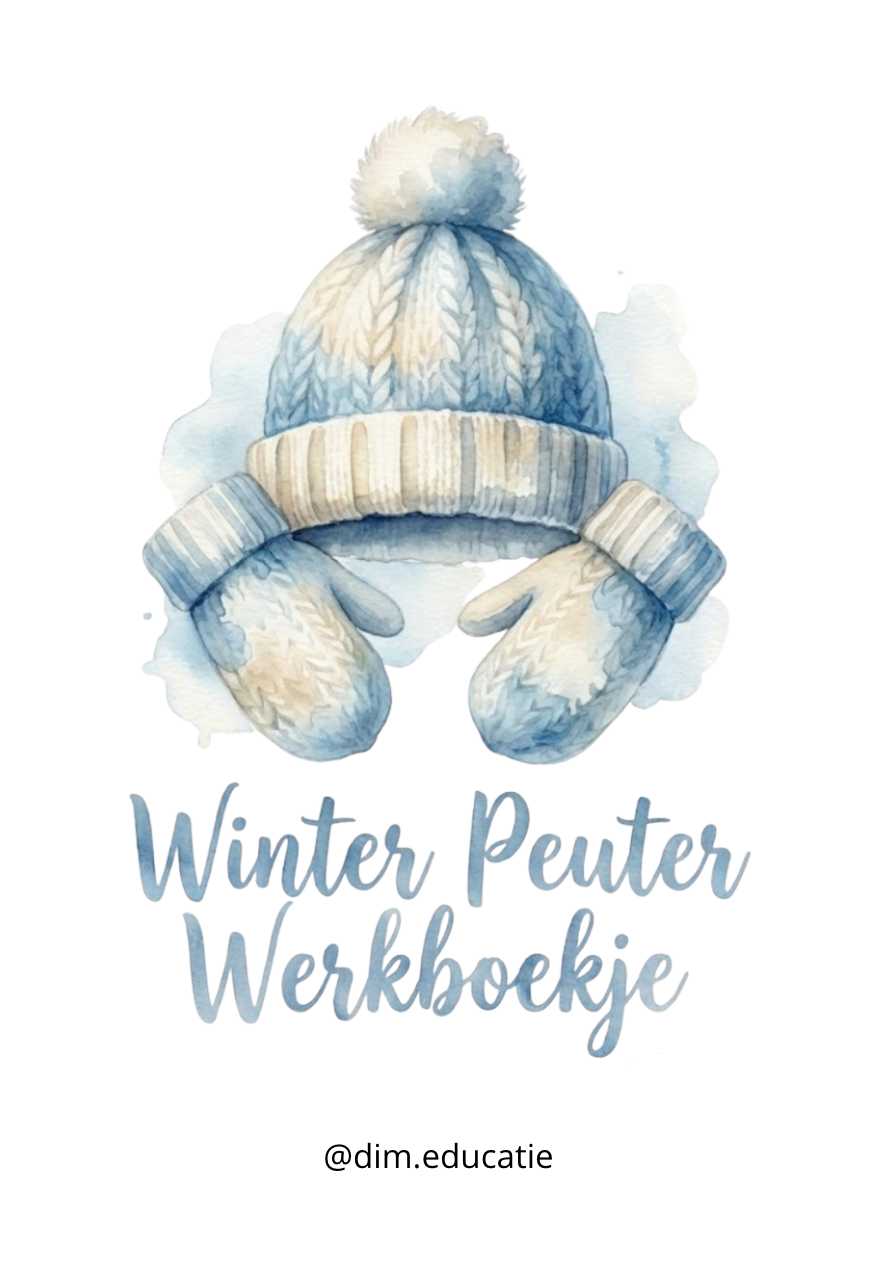 werkboekje thema winter - printable